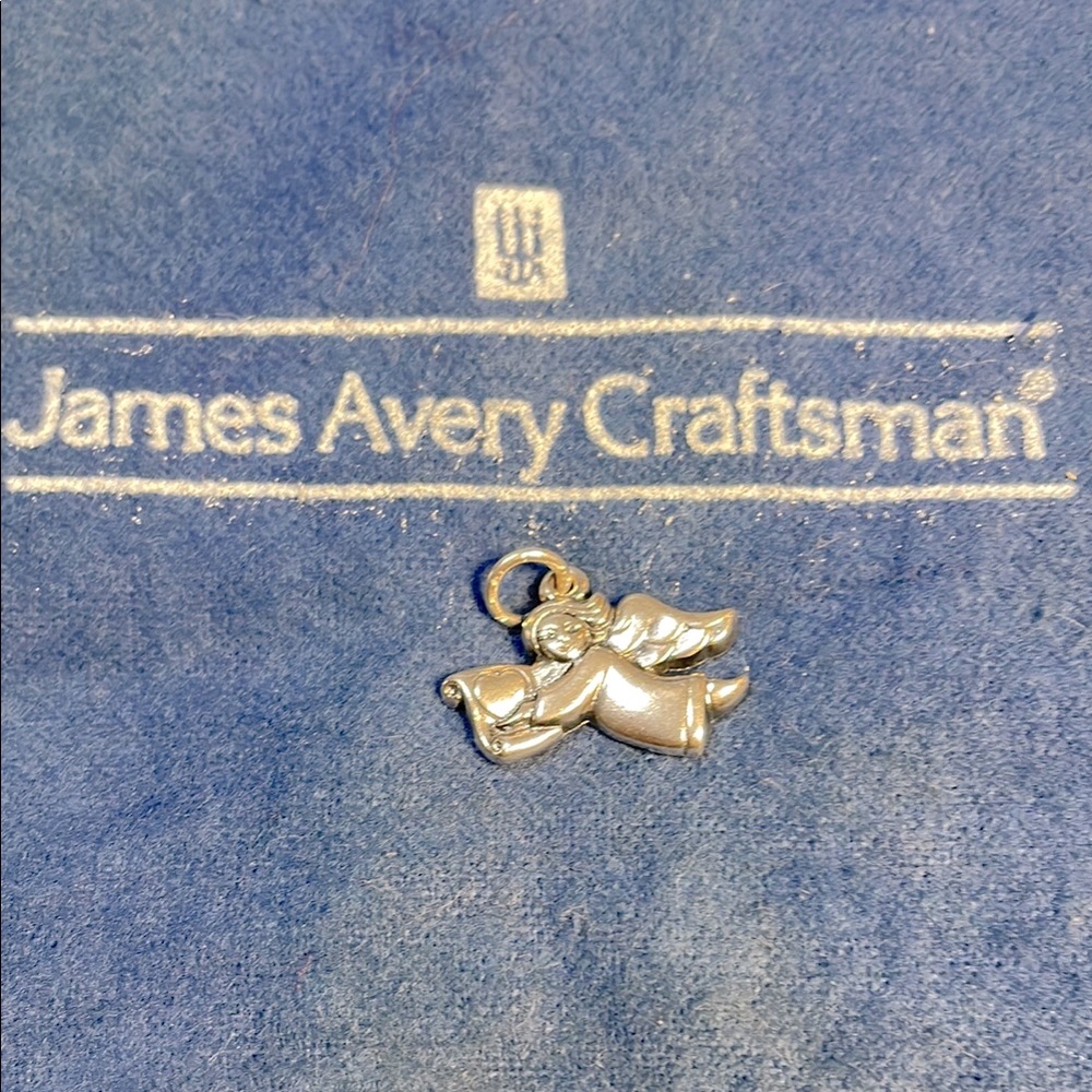 Retired James Avery Love Scroll Angel Charm